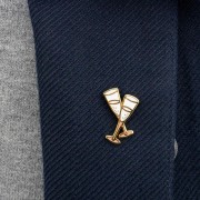 PINETS przypinka ślubna Kieliszki impreza ślub