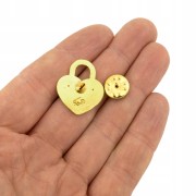 PINETS przypinka ślubna Kłódka Prezent na ślub