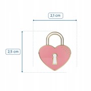 PINETS przypinka ślubna Kłódka Prezent na ślub