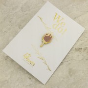 PINETS przypinka ślubna Róża Kwiat Prezent na ślub