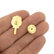 PINETS przypinka ślubna Róża Kwiat Prezent na ślub