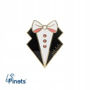 PINETS przypinka ślubna Mucha męska Prezent ślub