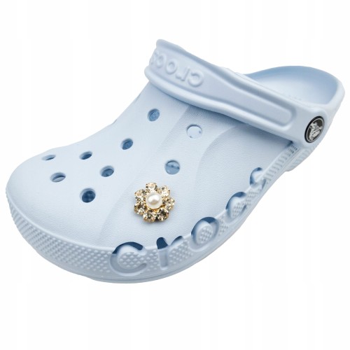 Przypinka do Crocs Perełka i cyrkonie Wpinka Kwiat