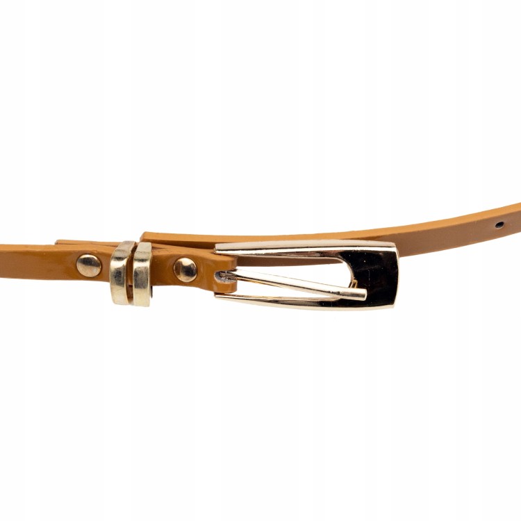 Pasek do spodni sukienki wąski jasny brązowy