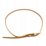 Pasek do spodni sukienki wąski jasny brązowy