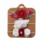 OPASKA Bezuciskowa zestaw 3 szt. kwiatki dziecięca