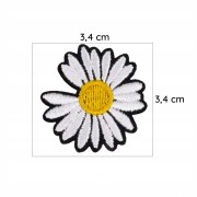 NAPRASOWANKA haftowana mała Stokrotka Termo łatka