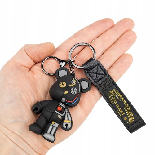 Breloczek do kluczy plecaka Miś Robot Android