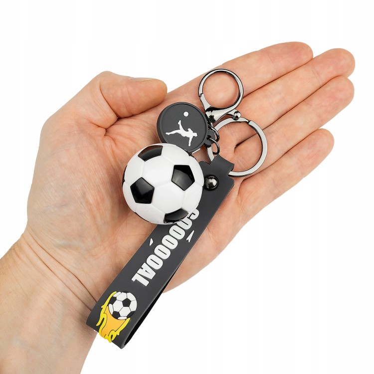Breloczek do kluczy plecaka Piłka nożna futbol Gol