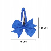 Kokarda spinka do włosów granatowa dziewczęca
