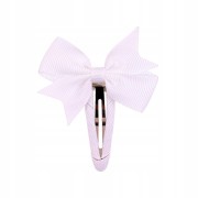 Kokarda spinka do włosów biała dziewczęca