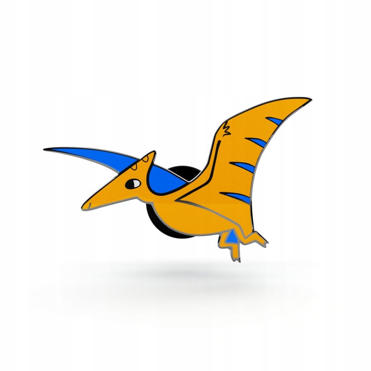 PINETS przypinka Dinozaur Pterozaur pomarańczowy