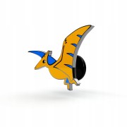 PINETS przypinka Dinozaur Pterozaur pomarańczowy
