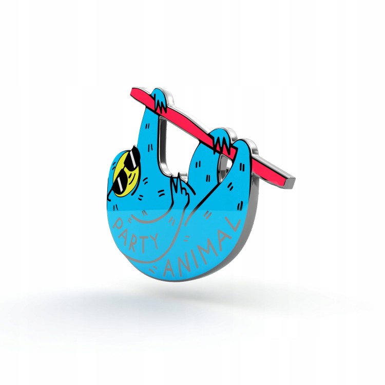 PINETS przypinka Leniwiec Party Animal Impreza Hit