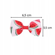 Kokarda Spinka do włosów Arbuz biała dziewczęca