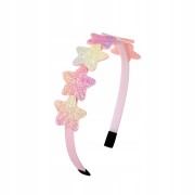 Opaska do włosów dla dziewczynki Gwiazdki brokat