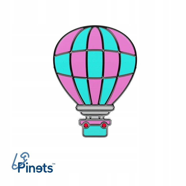 PINETS przypinka Balon Podróż Przelot Aerostat Lot