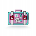 PINETS przypinka torba podróżna Walizka podróżna