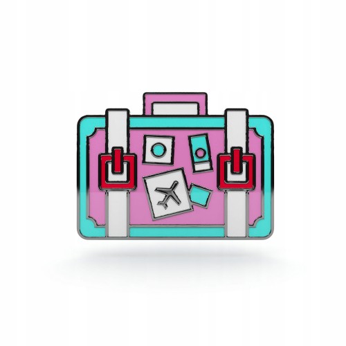 PINETS przypinka torba podróżna Walizka podróżna