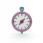 PINETS przypinka na lato Kompas podróż Bushcraft