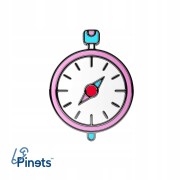 PINETS przypinka na lato Kompas podróż Bushcraft