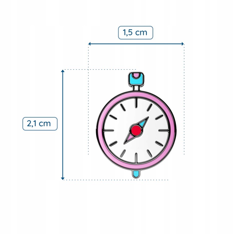 PINETS przypinka na lato Kompas podróż Bushcraft