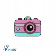 PINETS przypinka Lato aparat fotograficzny Wakacje