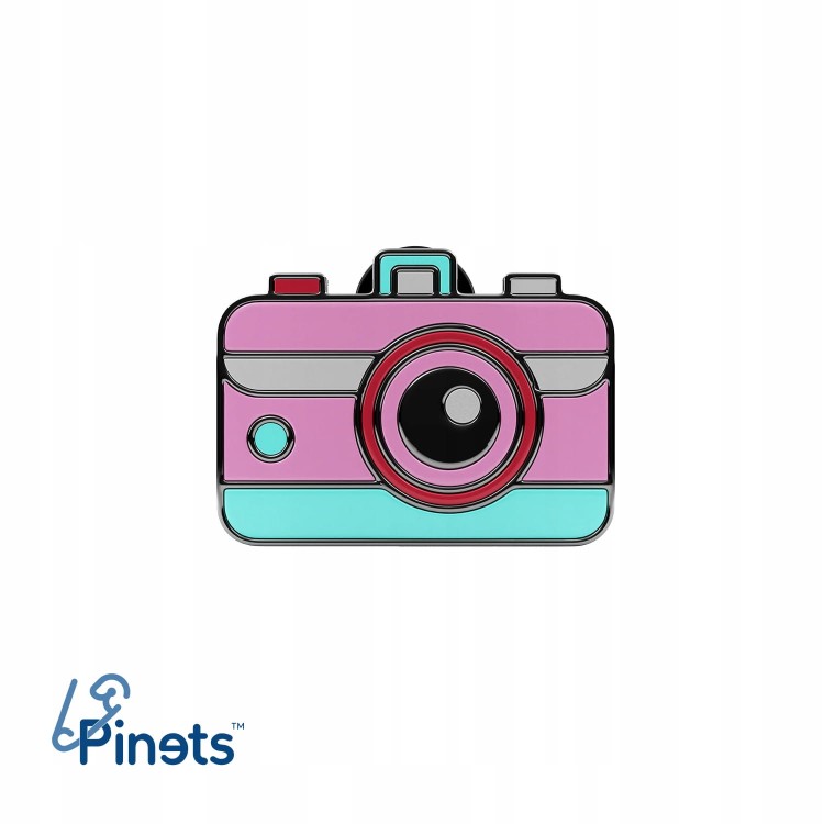 PINETS przypinka Lato aparat fotograficzny Wakacje