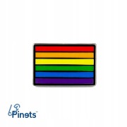 PINETS przypinka flaga LGBT tęczowa tęcza Miłość