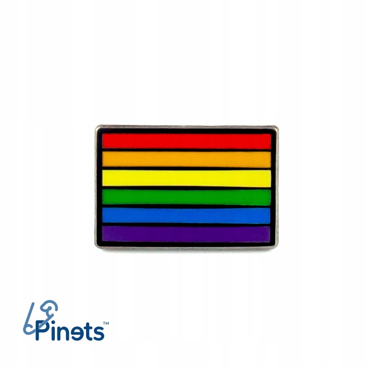 PINETS przypinka flaga LGBT tęczowa tęcza Miłość