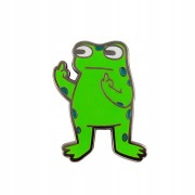PINETS przypinka Wredna Żaba nowy design! fuck off