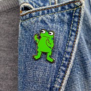 PINETS przypinka Wredna Żaba nowy design! fuck off