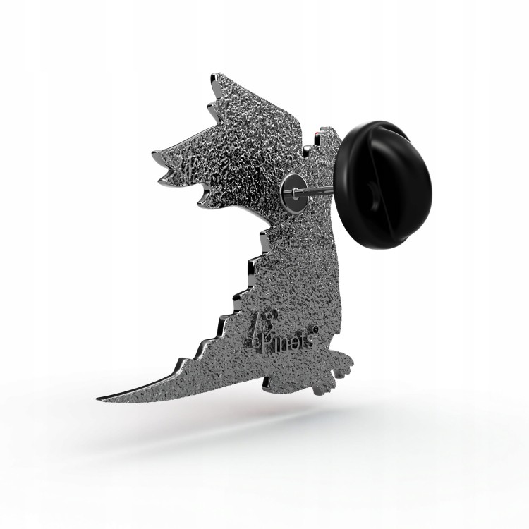 PINETS przypinka niebieski Dinozaur Pterozaur