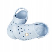 Przypinka do Crocs biała wpinka cyrkonie Perełka