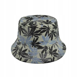 Bucket Hat Kapelusz na lato Marihuana liście