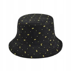 Bucket Hat Kapelusz na lato na ryby czarny Dolar
