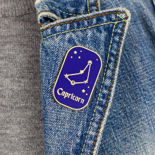 PINETS przypinka znak zodiaku Koziorożec Capicorn