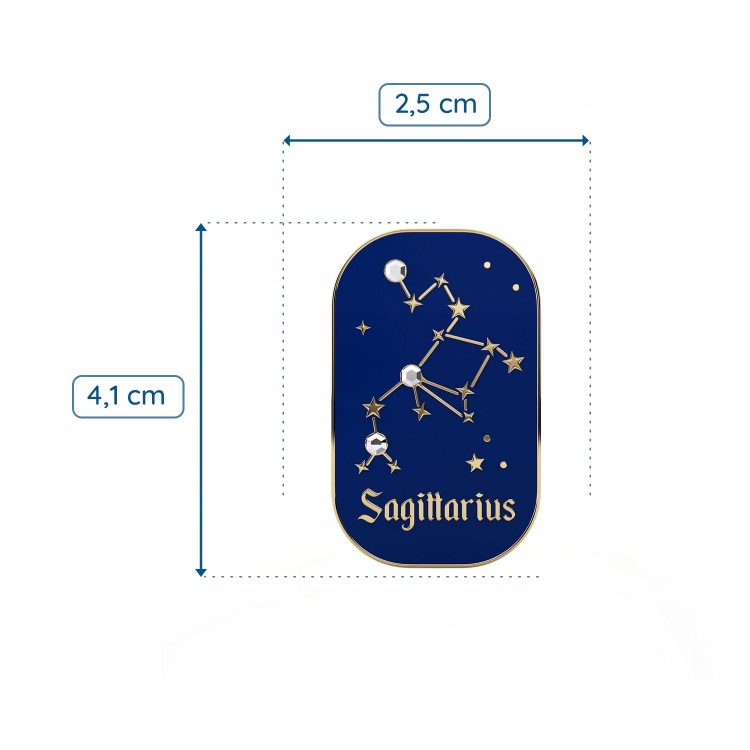 PINETS przypinka znak zodiaku Strzelec Sagittarius