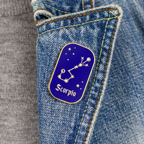 PINETS przypinka znak zodiaku Skorpion Scorpio