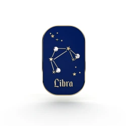 PINETS przypinka znak zodiaku Waga Libra cyrkonie