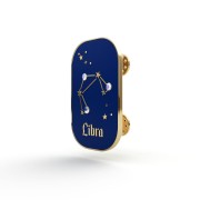 PINETS przypinka znak zodiaku Waga Libra cyrkonie