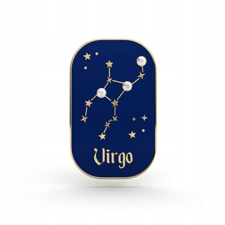 PINETS przypinka znak zodiaku Panna Virgo cyrkonie