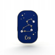 PINETS przypinka znak zodiaku Lew Leo cyrkonie