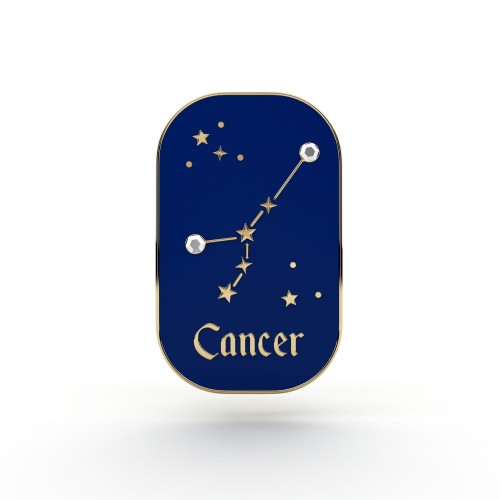 PINETS przypinka znak zodiaku Rak Cancer cyrkonie