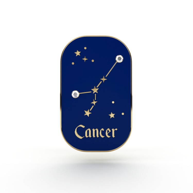 PINETS przypinka znak zodiaku Rak Cancer cyrkonie