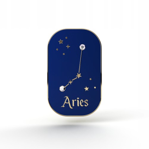 PINETS przypinka znak zodiaku Baran Aries Cyrkonie