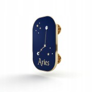 PINETS przypinka znak zodiaku Baran Aries Cyrkonie