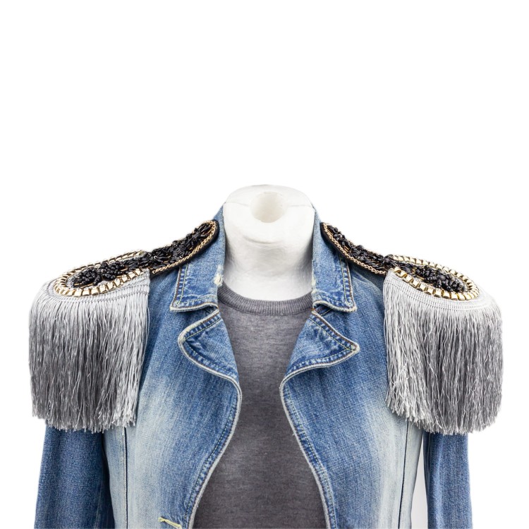 2 Naramienniki szare pagony sznureczki cyrkonie