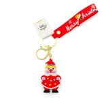 Brelok do kluczy Mikołaj Świąteczny zawieszka do torebki