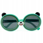 OKULARY przeciwsłoneczne dziecięce polaryzacyjne UV400 misie zielone